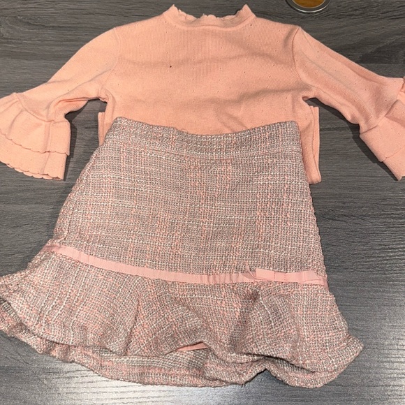 Pink two-piece outfit